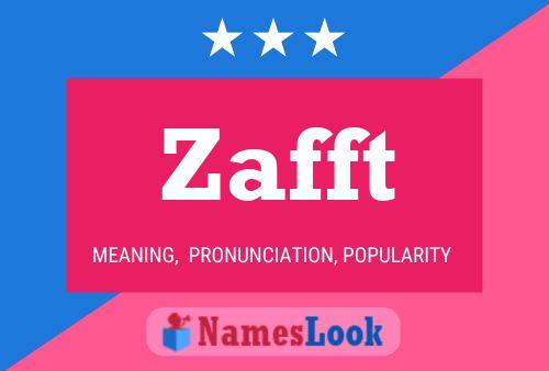 Poster del nome Zafft