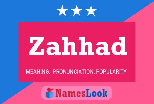 Poster del nome Zahhad