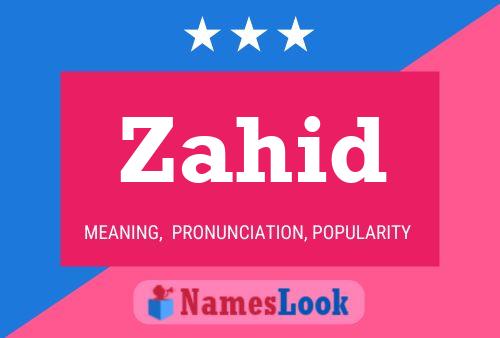 Poster del nome Zahid