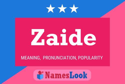 Poster del nome Zaide