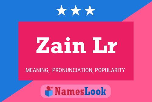 Poster del nome Zain Lr