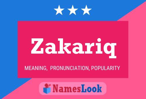 Poster del nome Zakariq