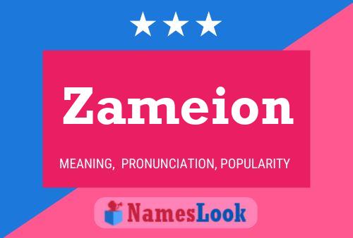 Poster del nome Zameion