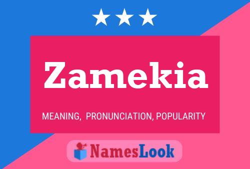 Poster del nome Zamekia