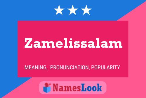 Poster del nome Zamelissalam