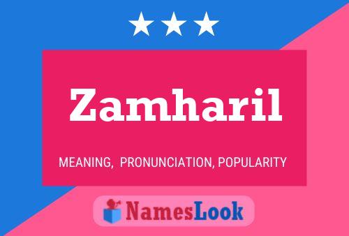 Poster del nome Zamharil