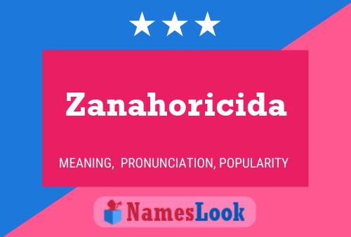 Poster del nome Zanahoricida