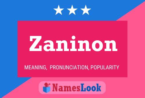 Poster del nome Zaninon