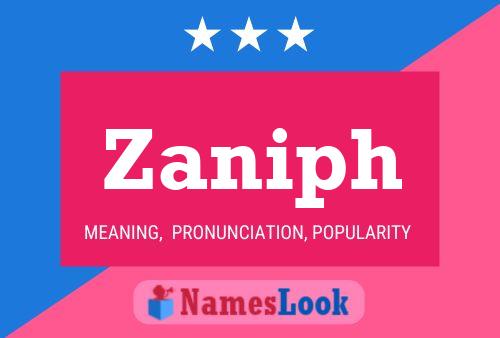 Poster del nome Zaniph