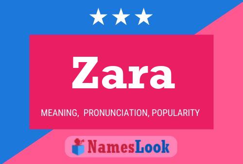 Poster del nome Zara