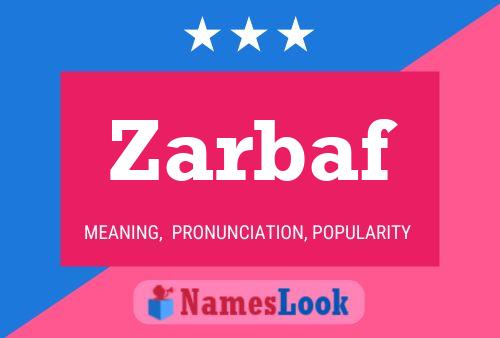 Poster del nome Zarbaf