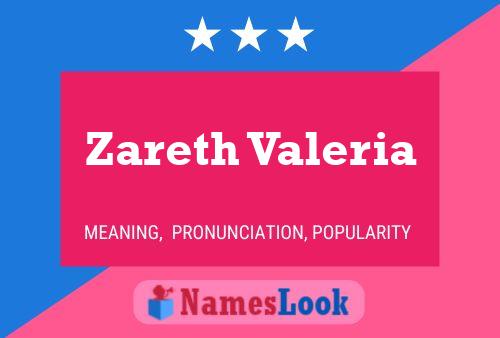 Poster del nome Zareth Valeria