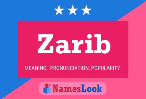 Poster del nome Zarib