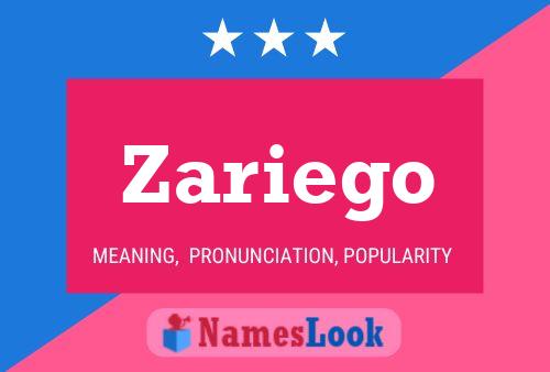 Poster del nome Zariego