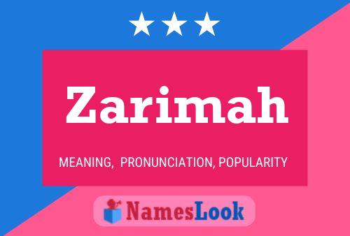 Poster del nome Zarimah