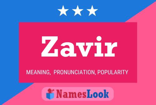 Poster del nome Zavir