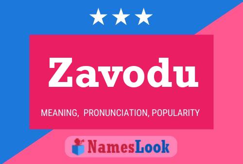 Poster del nome Zavodu