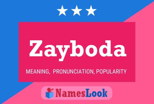 Poster del nome Zayboda