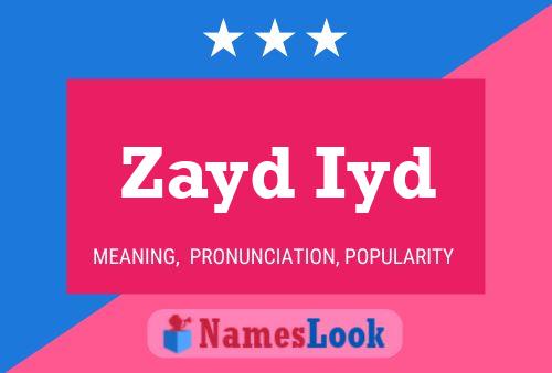 Poster del nome Zayd Iyd