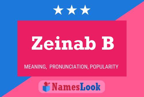 Poster del nome Zeinab B