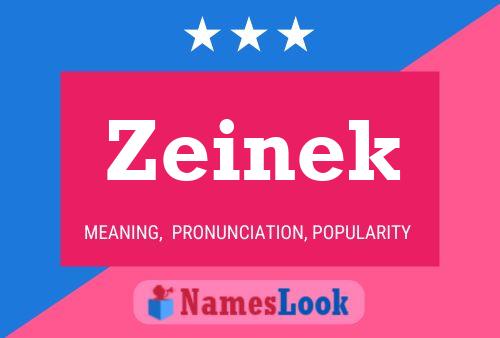 Poster del nome Zeinek