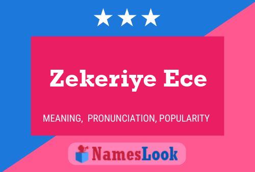 Poster del nome Zekeriye Ece