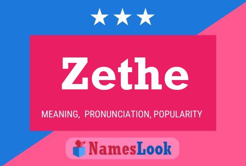 Poster del nome Zethe