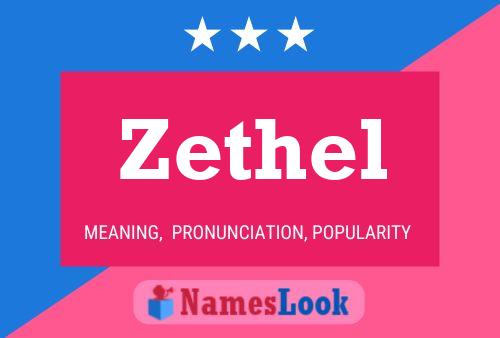 Poster del nome Zethel