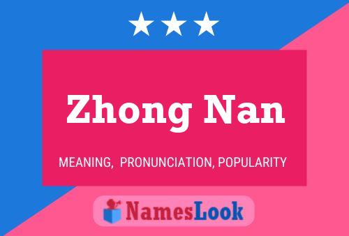 Poster del nome Zhong Nan