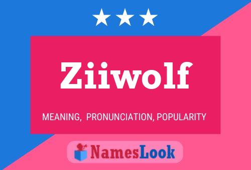 Poster del nome Ziiwolf