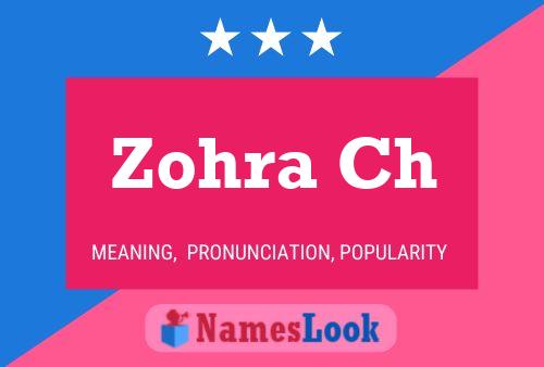 Poster del nome Zohra Ch