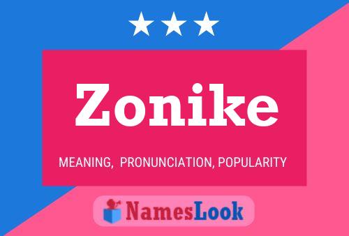 Poster del nome Zonike