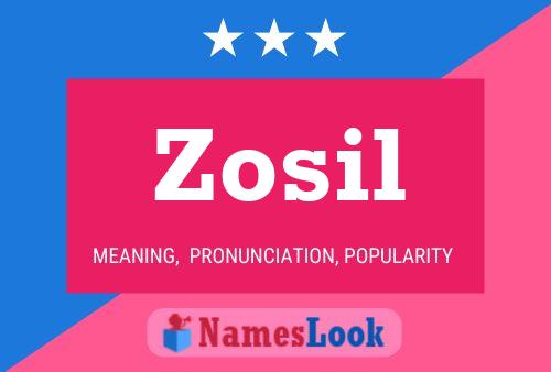 Poster del nome Zosil