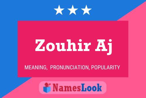 Poster del nome Zouhir Aj