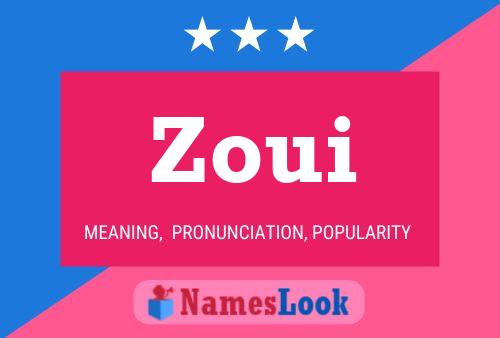 Poster del nome Zoui