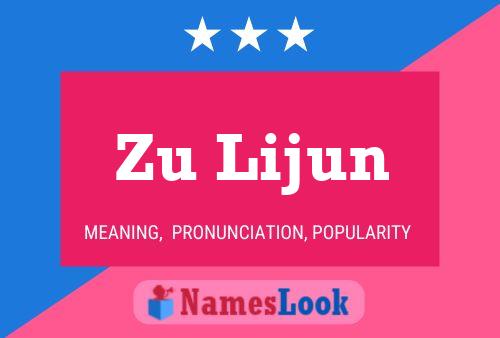 Poster del nome Zu Lijun