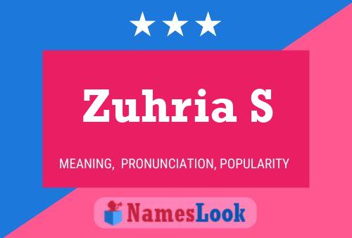 Poster del nome Zuhria S