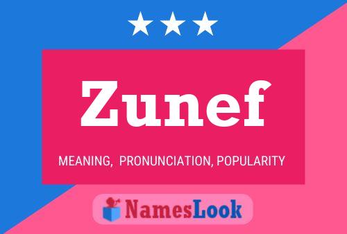 Poster del nome Zunef