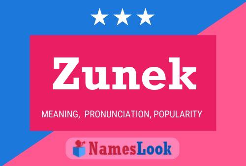 Poster del nome Zunek