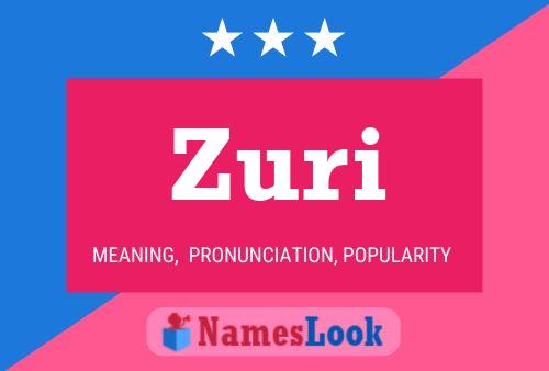 Poster del nome Zuri